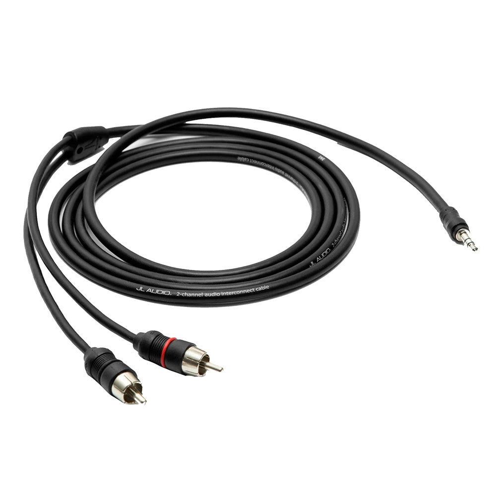 JL Audio 2 Channel 6' Mini to RCA Audio Interconnect Cable - XD-MINIRCA-6 - View 1