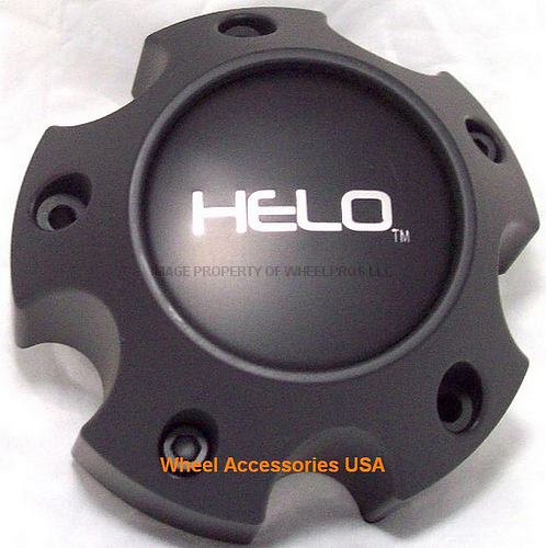 Helo Cap Satin Black for 5x135 Wheel Applications