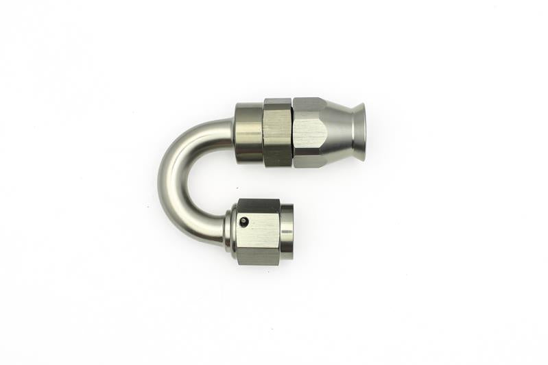 DeatschWerks 6AN Female Swivel 180-Degree PTFE Hose End, DWK6-02-0853