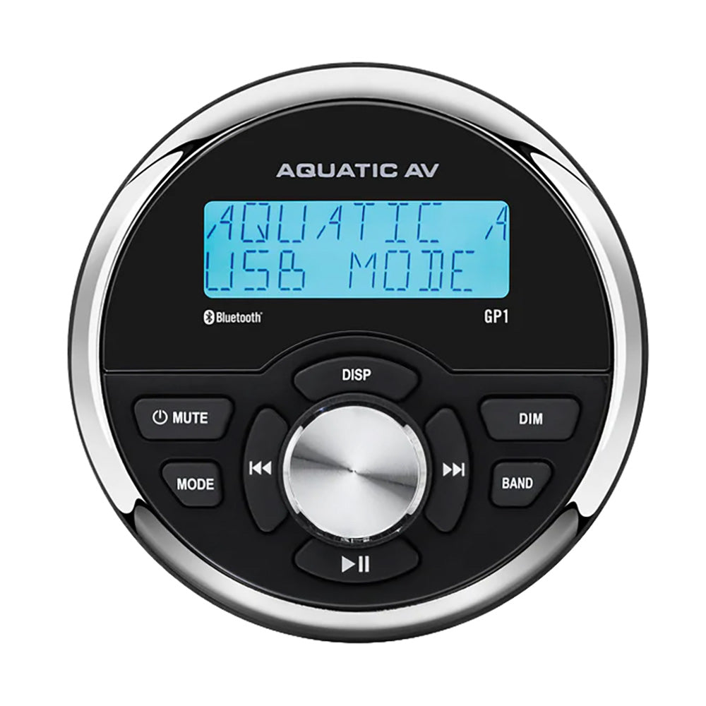 Aquatic AV GP1 Gauge Stereo Waterproof Marine Radio Receiver - View 1