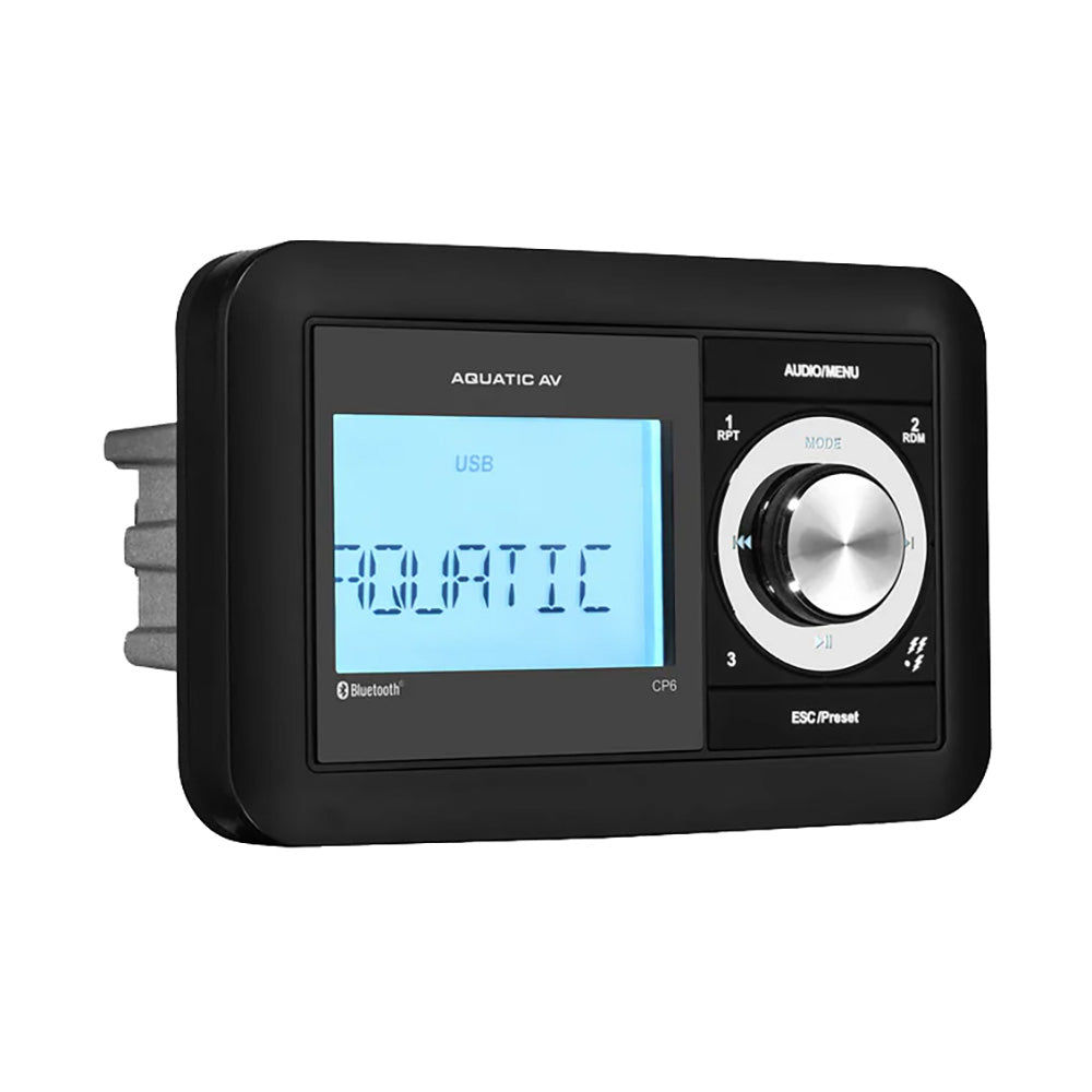 Aquatic AV CP6 Compact Stereo Waterproof Marine Radio Receiver - View 1