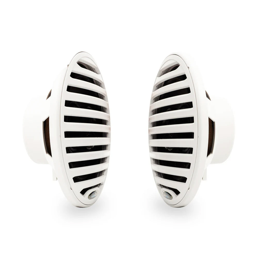 Aquatic AV 6.5" Economy Speakers - White - Pair Waterproof Marine Boat Speakers - View 2