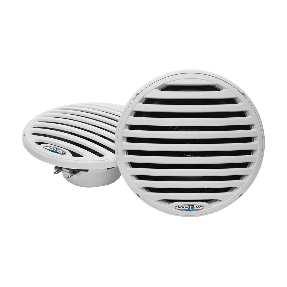 Aquatic AV 6.5" Economy Speakers - White - Pair Waterproof Marine Boat Speakers - View 1