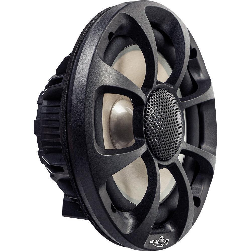 Aquatic AV 6.5" PRO Sport Speakers - Black (Pair) Waterproof Marine Boat Speaker - View 2