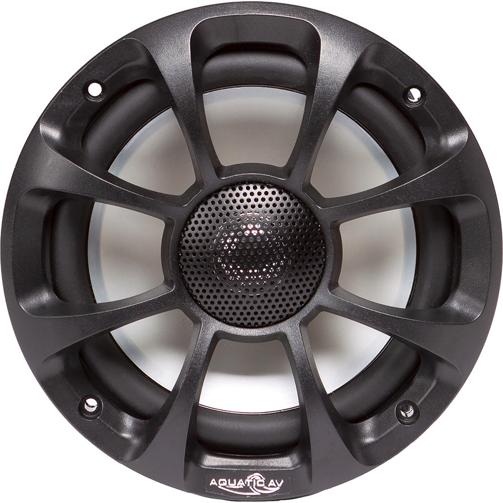 Aquatic AV 6.5" PRO Sport Speakers - Black (Pair) Waterproof Marine Boat Speaker - View 1