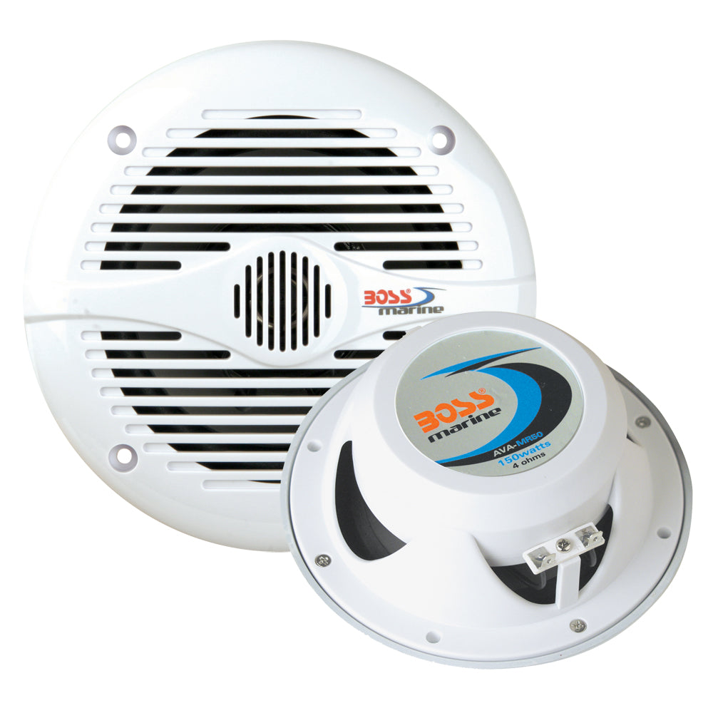 Boss Audio MR60 6.5" Round Speakers - White - Pair [MR60] - View 1