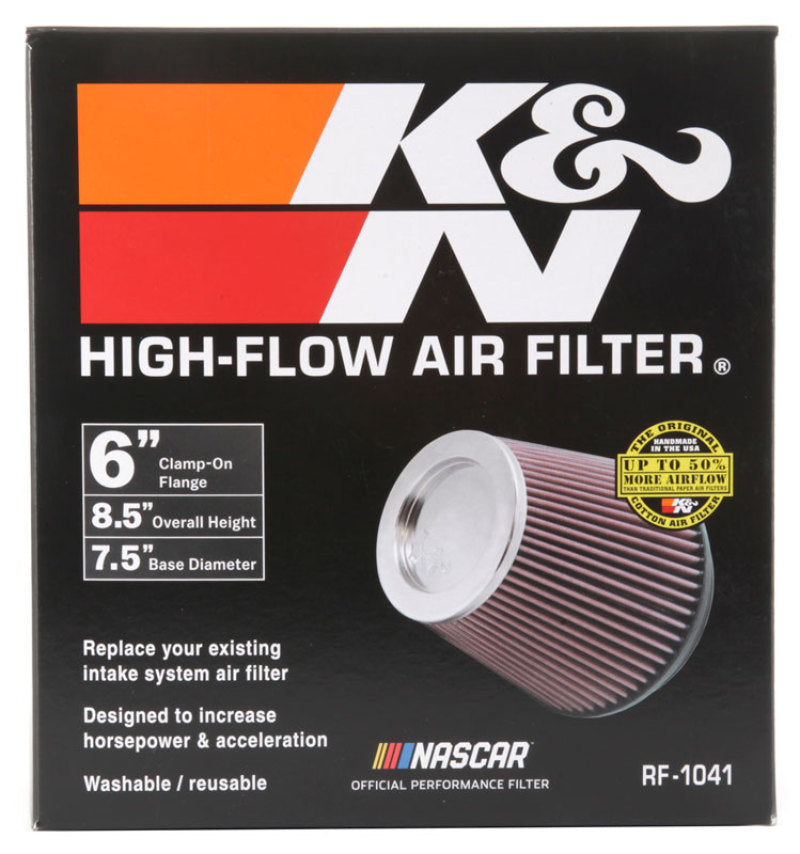 K&N Engineering RF-1041 Universal Round Tapered Air Filter