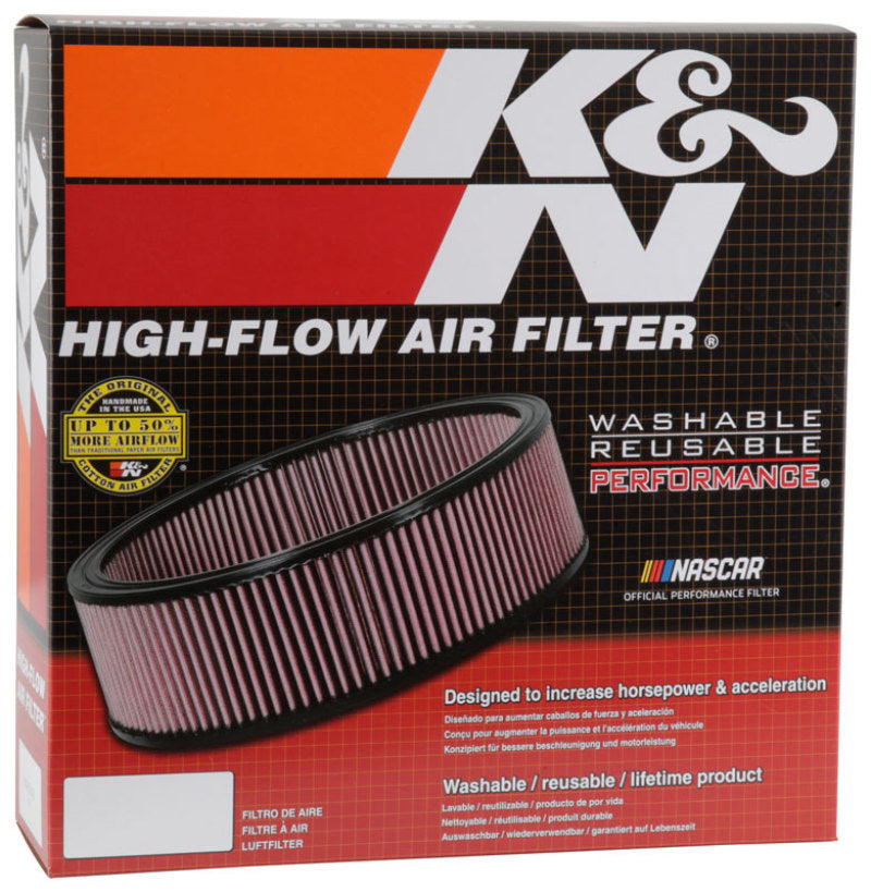 K&N Engineering E-2872 Replacement High-Flow Air Filter for Mercedes-Benz V8 Models