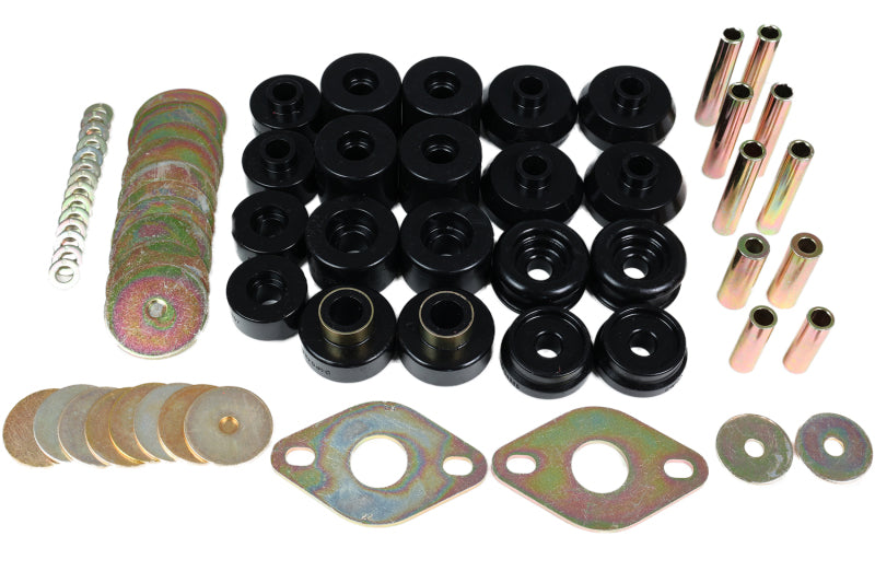 Energy Suspension - eng8.4111G - 1996-1999 Toyota 4Runner Black Body Mount Bushing Set