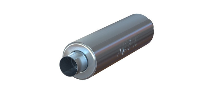 MBRP GP122106 Garage Parts Installer Series Single-Chamber Muffler, 3-Inch Inlet/Outlet, Aluminum