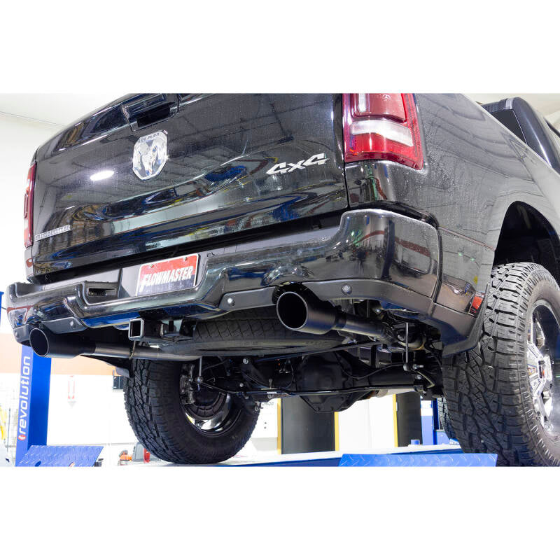 Flowmaster American Thunder Axle-Back Exhaust System for 2019-2024 RAM 1500 with 5.7L HEMI – Black Tips