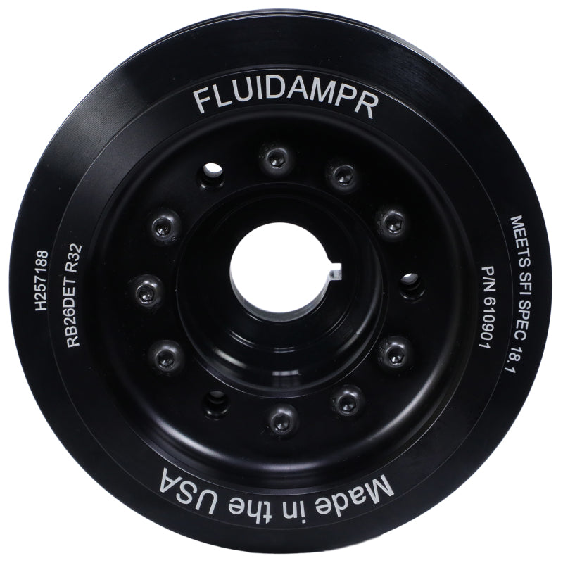 Fluidampr FDR610901 Nissan RB26DET Phase-1 BNR32 GT-R Steel Internally Balanced Damper