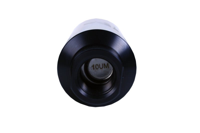 Aeromotive AER12341 In-Line Marine Fuel Filter, AN-12 ORB, 10-Micron Microglass, Black Hard-Coat