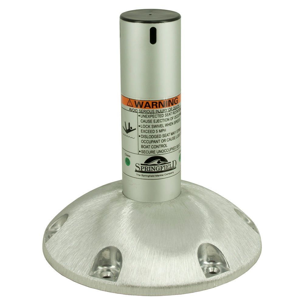 Springfield 2-3/8" Explorer Fixed-Height Locking Pedestal - 10" [1250310-MLNS]