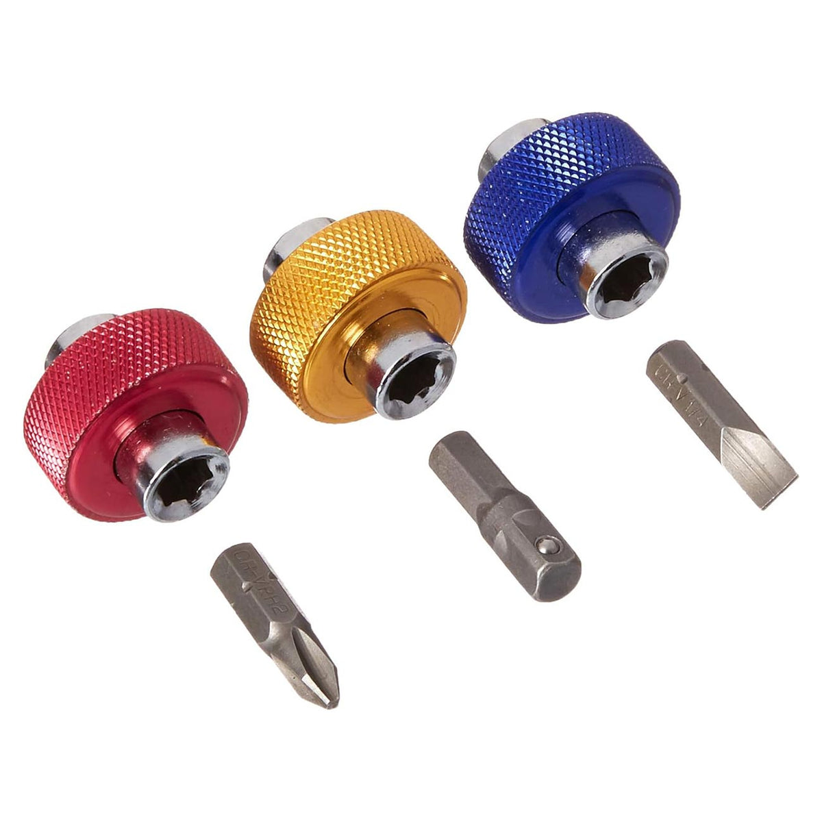Titan 11218 1/4-Inch Drive Finger Grip Bit Drivers, 6-Piece Set