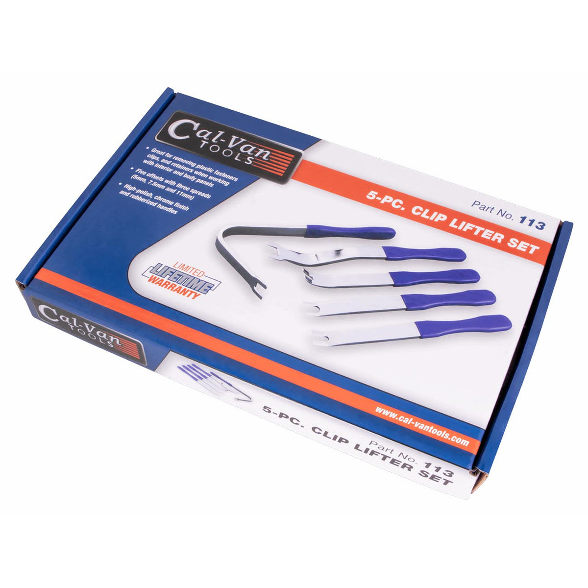 Cal-Van 5-Piece Trim Clip Lifter Set