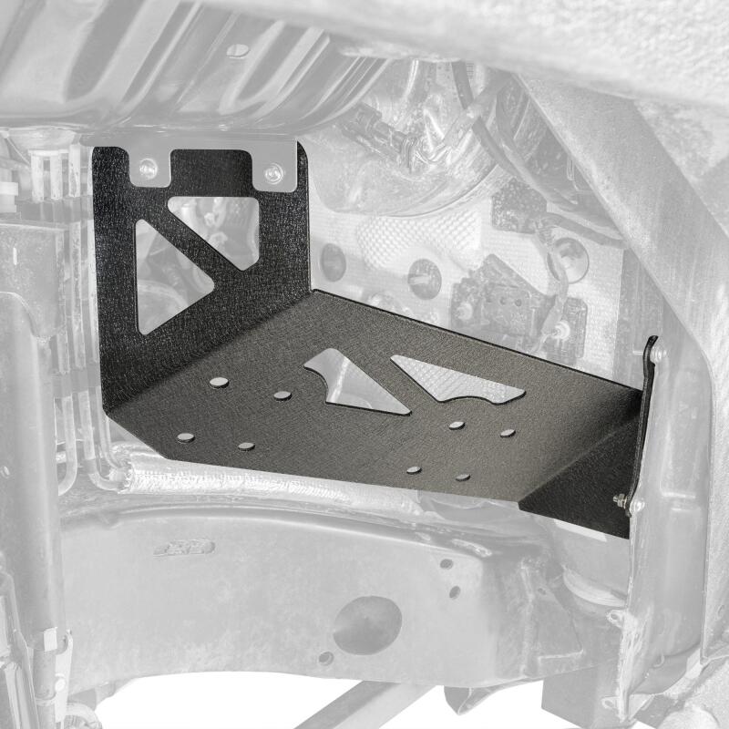 DV8 Offroad CMJL-01 Engine Bay Compressor Mount for 2018-2025 Jeep Wrangler JL, JLU and Gladiator JT