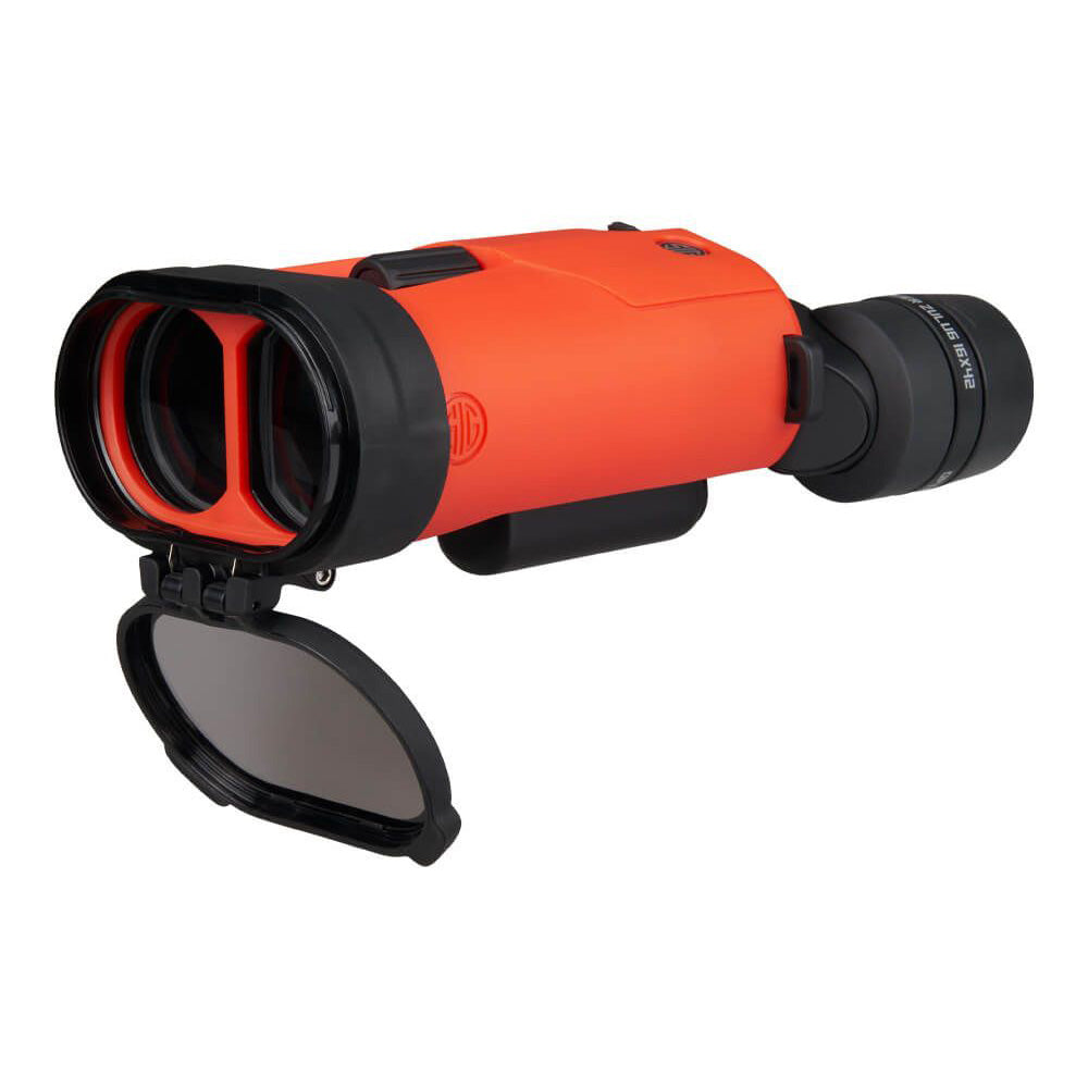 SIG SAUER ZULU6 HDX Marine Binocular w/Polarized Flip Lens - 16x42mm - Orange [SOZ6WP16M]