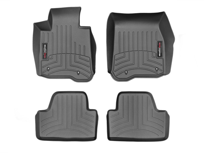 WeatherTech 14+ BMW 4-Series Front and Rear Floorliners - Black