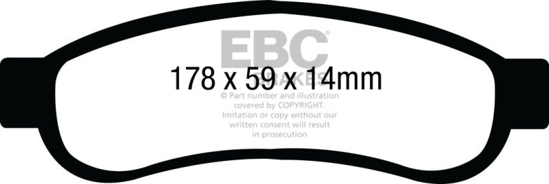 EBC Yellowstuff Brake Pad Sets