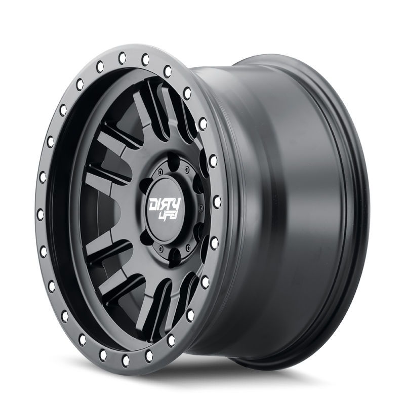 Dirty Life Canyon Pro 9309 17x9 Matte Black Wheel, 5x127 Bolt Pattern, -12mm Offset