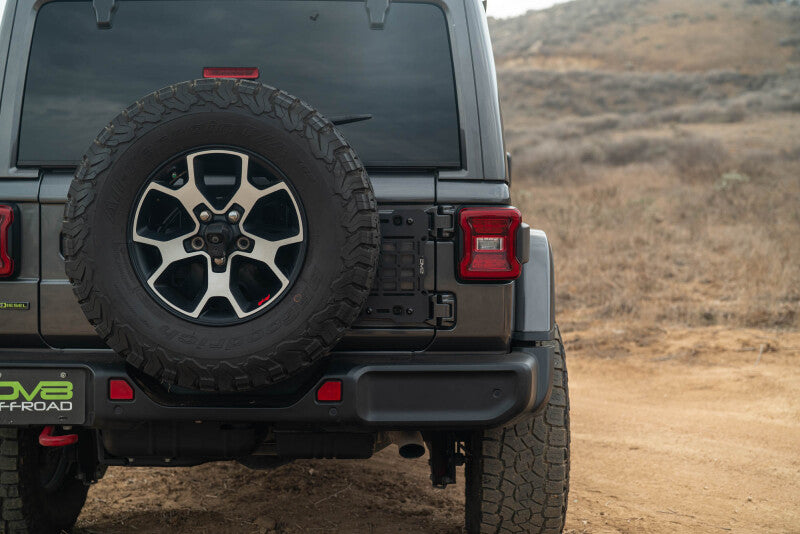 DV8 Offroad Tailgate Reinforcement Molle Panel for 2018-2025 Jeep Wrangler JL - dveTCJL-04