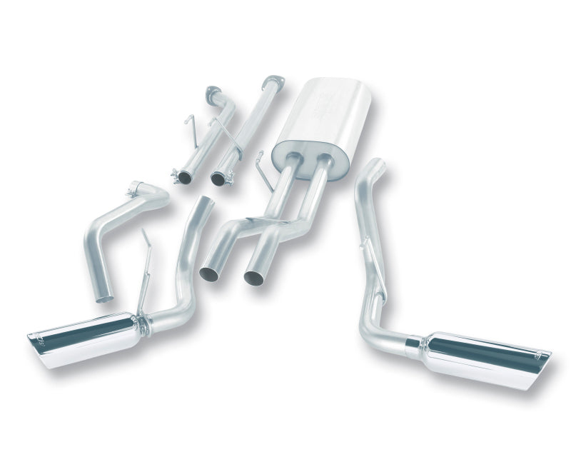 Borla 140238 Touring Cat-Back Exhaust System for 2007-2008 Toyota Tundra 5.7L V8