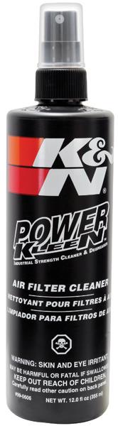 K&N Engineering 99-0606 Power Kleen Air Filter Cleaner, 12 oz Pump Spray