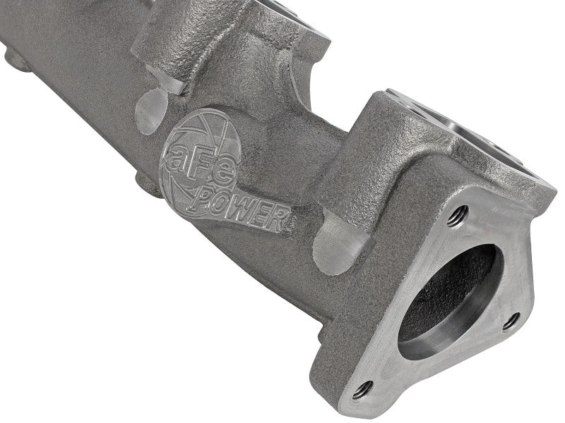 aFe Power BladeRunner Ported Ductile Iron Exhaust Manifold for 2001-2016 GM Diesel Trucks 6.6L V8, aFe46-40024