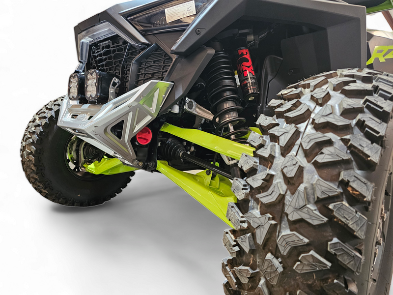 Elektric Offroad 2022-2025 Polaris RZR Pro R Billet Aluminum Front Winch Bumper with Clear Anodized Finish