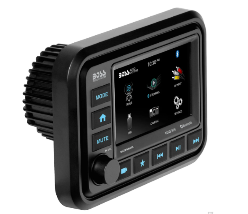 Boss Audio Systems Marine Gauge Receiver/ 5in Touchscreen/ Amplified - View 1
