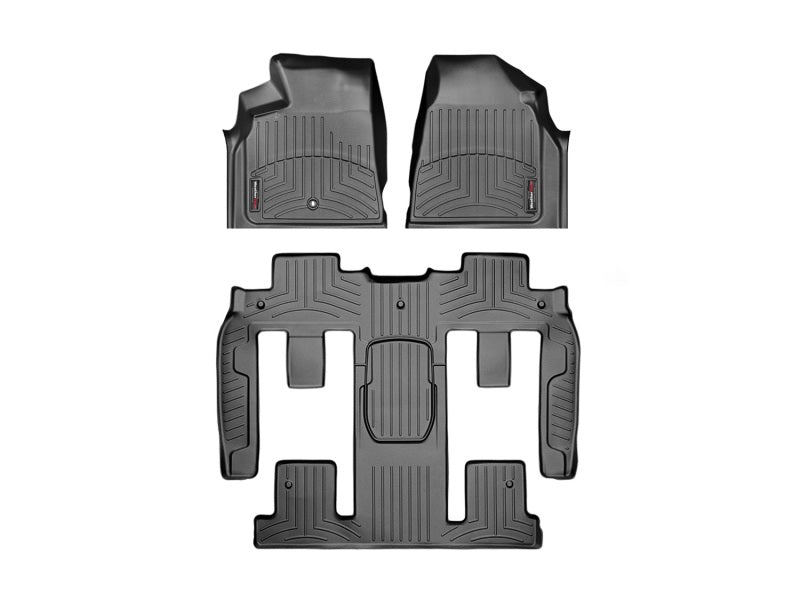WeatherTech 07-09 Saturn Outlook/08-11 Buick Enclave Front and Rear Floorliners - Black