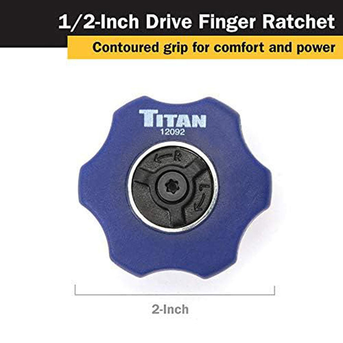 Titan 1/2 in. Drive Finger Ratchet - Part 12092