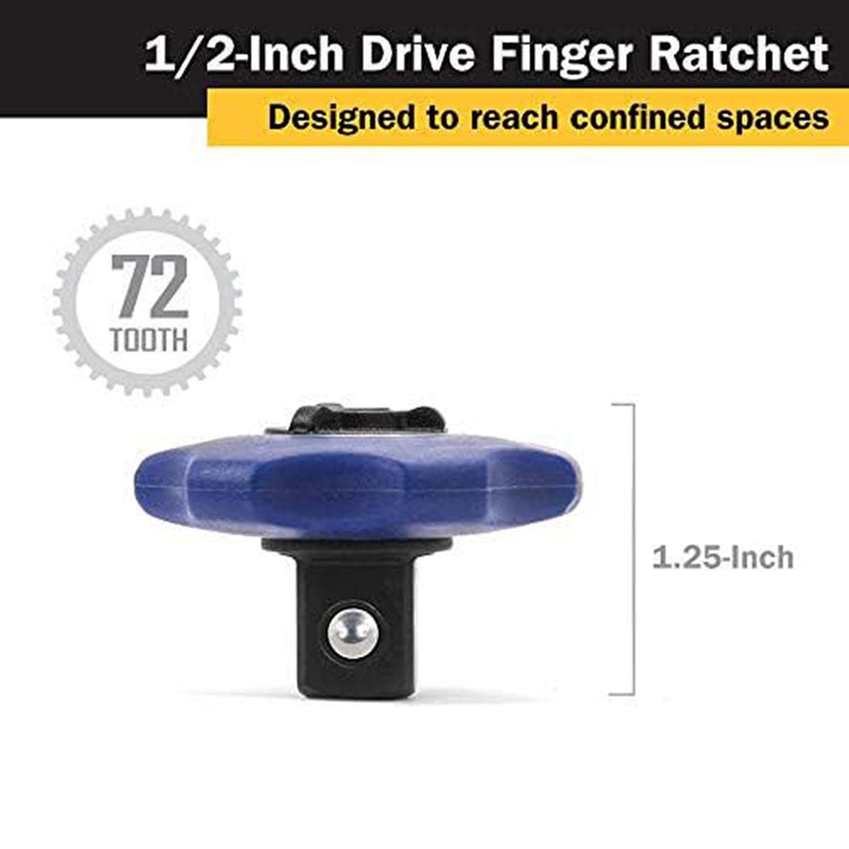 Titan 1/2 in. Drive Finger Ratchet - Part 12092