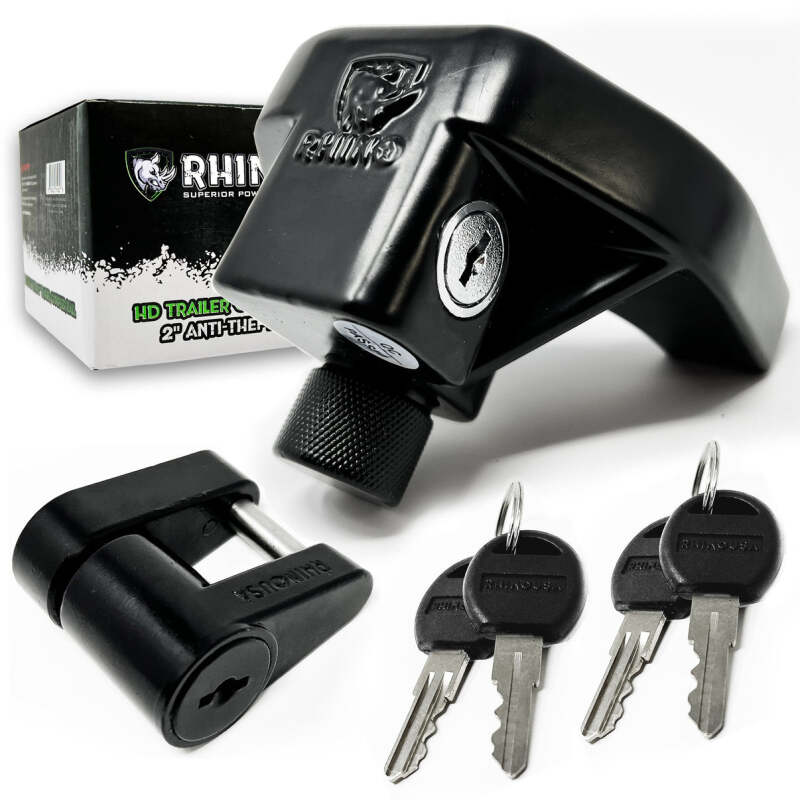 Rhino USA rsaTRL-LOCK-KIT 2-Inch Trailer Coupler HD Lock Kit - 2-Piece