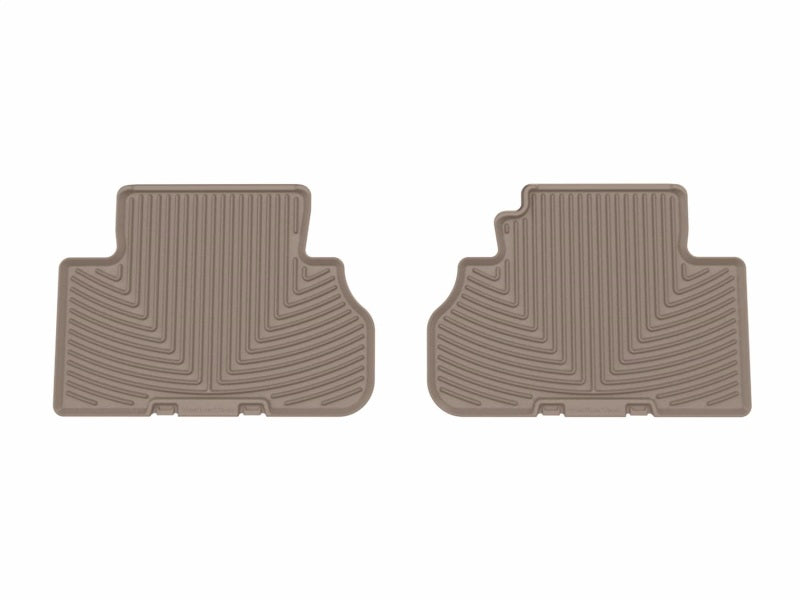WeatherTech Part WETW686TN 18-25 Audi Q5 Rear All-Weather Floor Mats in Tan