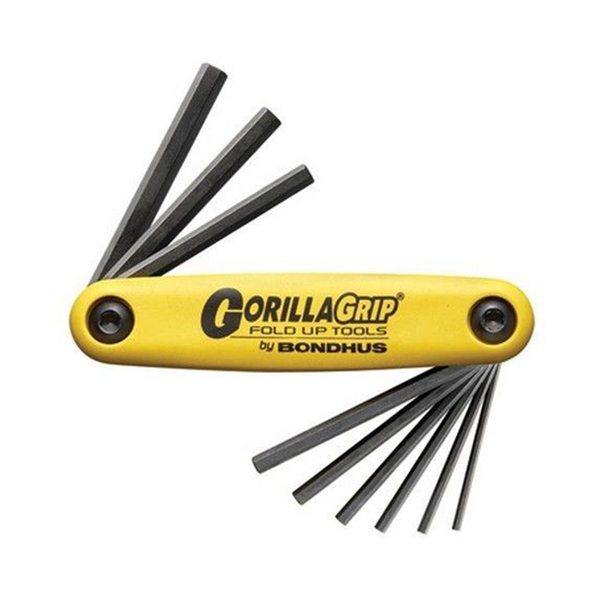 Bondhus 12522 Foldup Tool Double Pack, SAE and Metric Hex Keys, 16 Tips