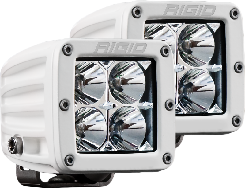 Rigid Industries RIG602113 D-Series PRO Marine Dually Flood LED Pod Lights, Set of 2
