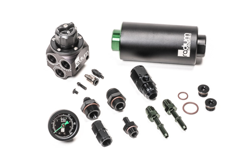 Radium Engineering - rad20-0932-05 - BMW E46 M3 Fuel Pressure Regulator & Fuel Filter Kit