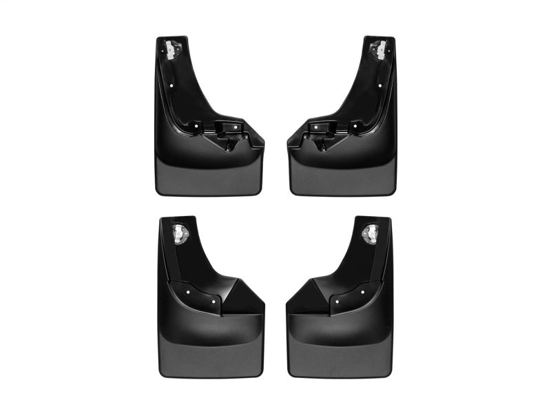 WeatherTech DigitalFit No-Drill MudFlap Kit for 2025-2026 Toyota 4Runner, Front and Rear, Black - WET110215-120215
