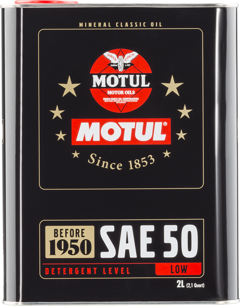 Motul Classic SAE 50 Oil - 2L - Case of 6