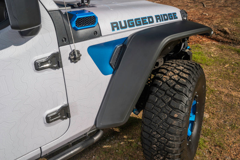 Rugged Ridge Max Terrain Fender Flare Set F & R 18-20 Jeep Wrangler JL