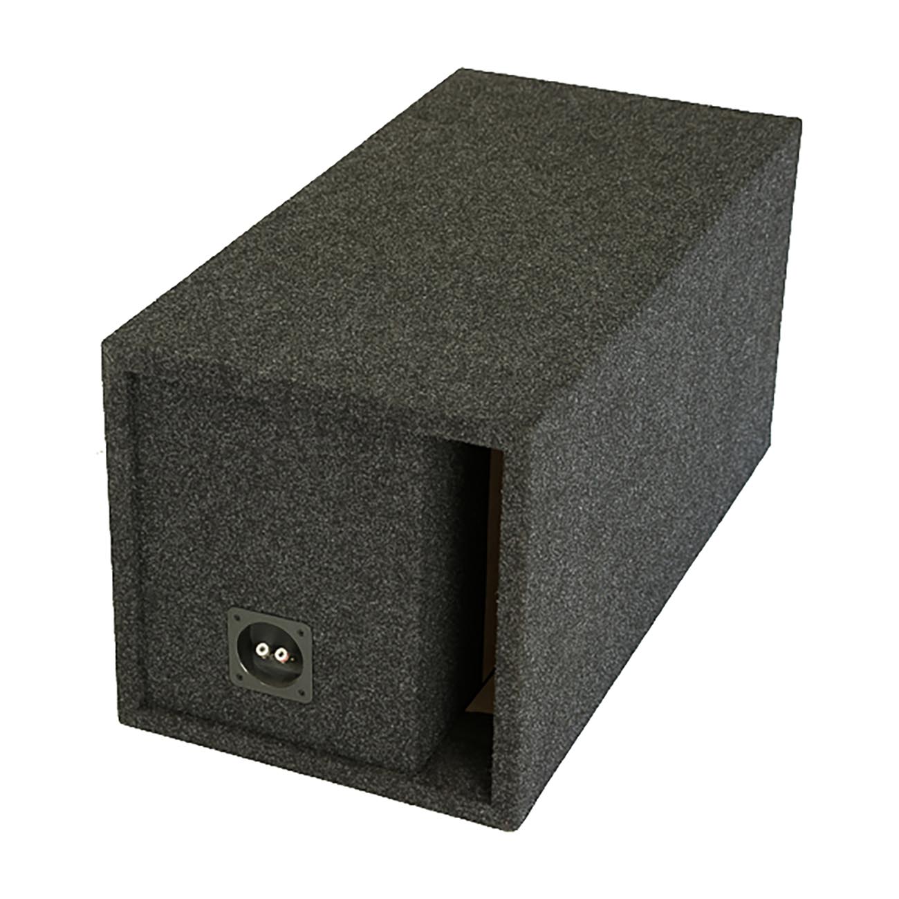 Atrend Single 12-Inch Vented High SPL Woofer Enclosure with Charcoal Carpet Covering