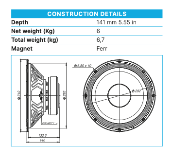 Beyma Loudspeaker 12MCS500