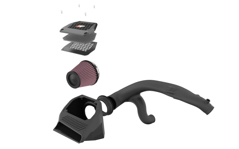 K&N Engineering 63-2625 AirCharger Performance Air Intake System for 2023-2026 Ford Bronco Raptor 3.0L V6