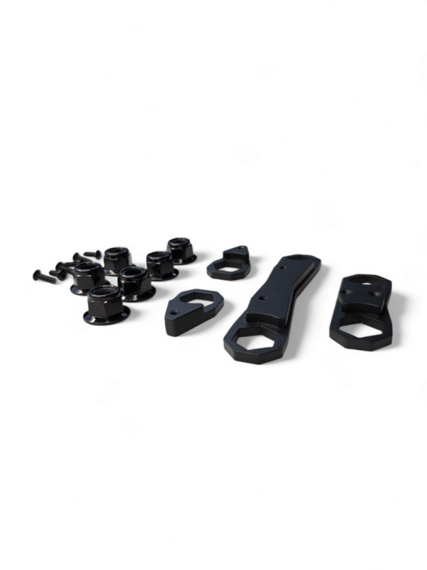 Elektric Offroad 2024+ Can-Am Maverick R Rear Link Nut Plate Kit – Secure Mounting Solution for Radius Rod Nuts