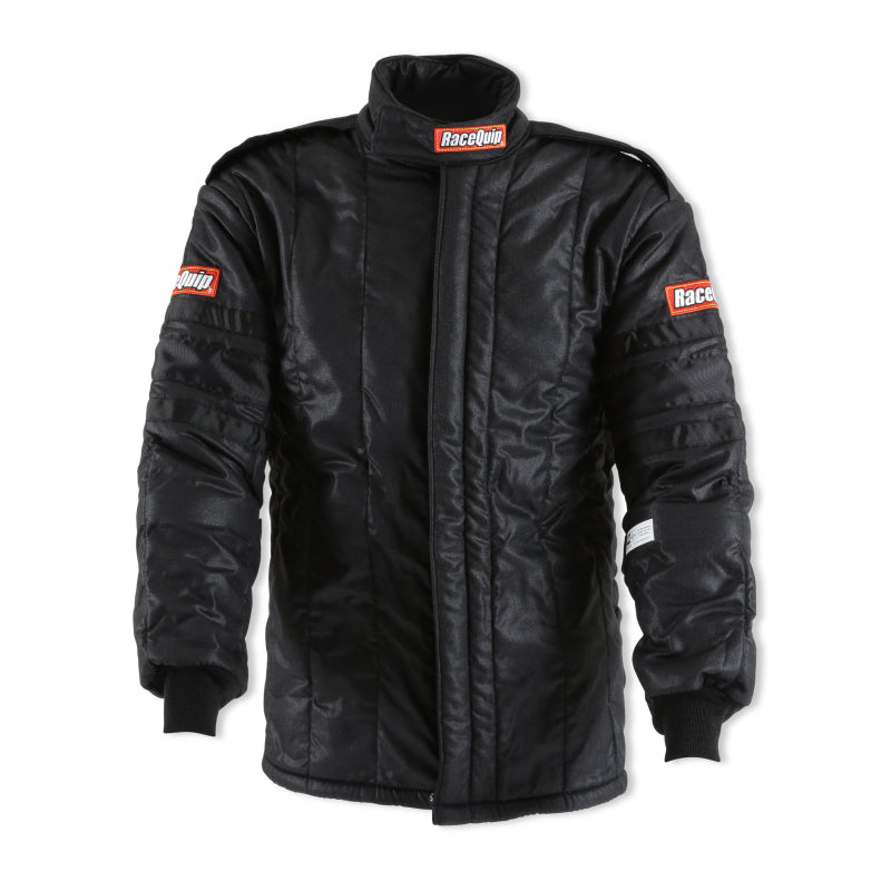 RaceQuip SFI-20 Racing Driver’s Fire Suit Jacket, Black, X-Large - Part RQP91930069RQP