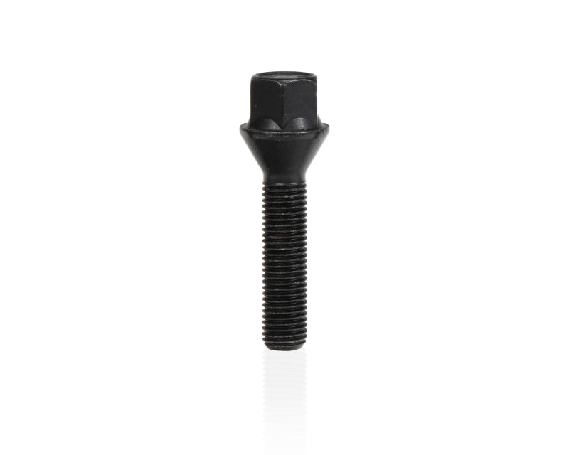 Eibach Wheel Bolt M12 x 1.5 x 43mm x 17mm Hex Taper-Seat - Black Finish - eibS1-1-12-50-43-17-B