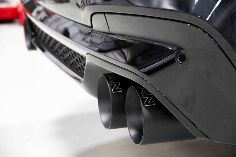 Dinan DNND660-0086-BLK Free Flow Axleback Exhaust System with Black Tips for BMW X3 and X4 (2020-2022)