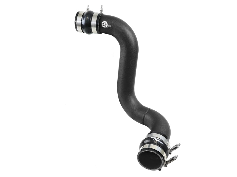 aFe Bladerunner 3-Inch Aluminum Cold Charge Pipe, Black, AFE46-20109 for 2003-2007 Ford 6.0L Power Stroke Diesel Trucks